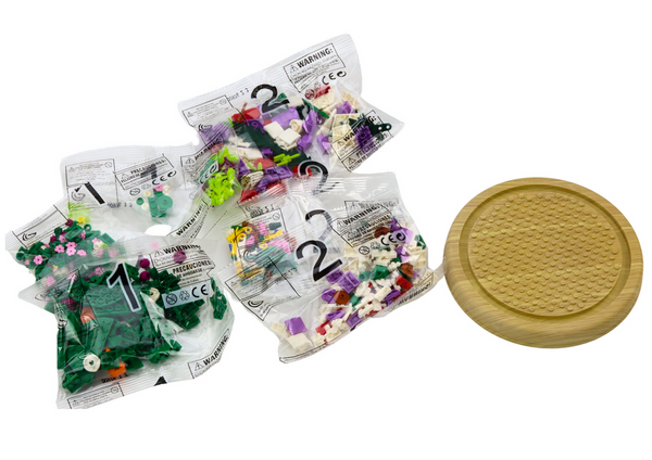 Flowers In A Box Set of 487 Elements Blocks