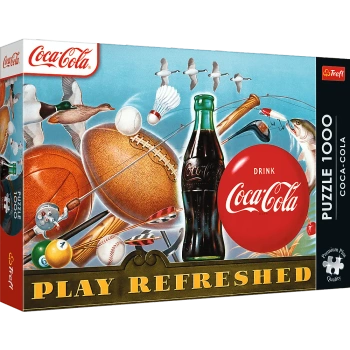 Puzzle - 1000 Premium Plus - Coca-Cola: Ein Moment der Erfrischung - Trefl 12101