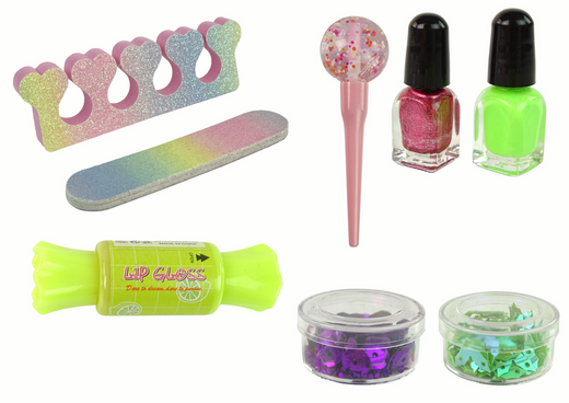 Makeup Set Nail Decoration Candy 9pcs.