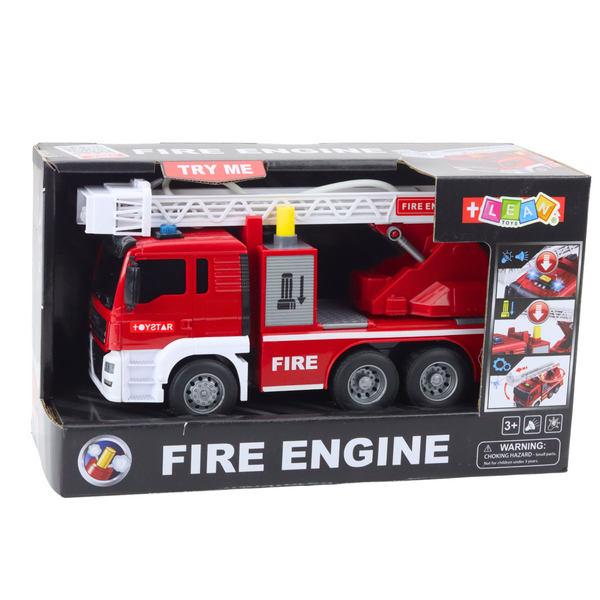 Feuerwehr mit Boom-Wasserlichtern klingt rot 1:14