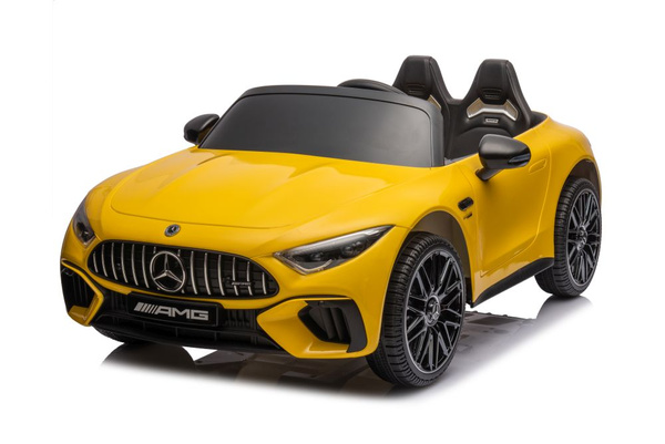 Mercedes AMG SL63 Battery Car, Yellow Painted