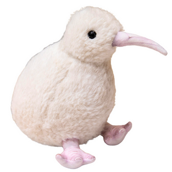 Plush Kiwi Bird Plush Toy Mascot Cuddly Toy White 17cm
