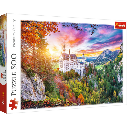 Puzzle - 500 - Widok na zamek Neuschwanstein - Niemcy - Trefl 37427