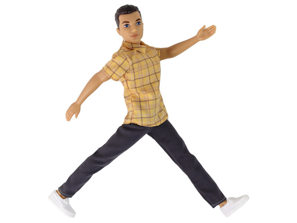 Kinderpuppe Junge Paulo Hemd Braunes Haar