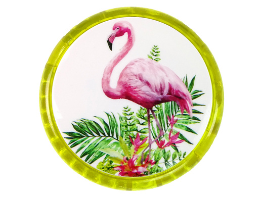 Jojo Handicraft Game with Flamingo  A timeless toy Yellow YoYo
