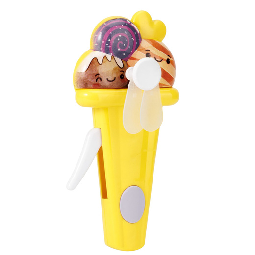 Pinwheel Fan For Children Mechanical Drive Ice Cream Mix Color