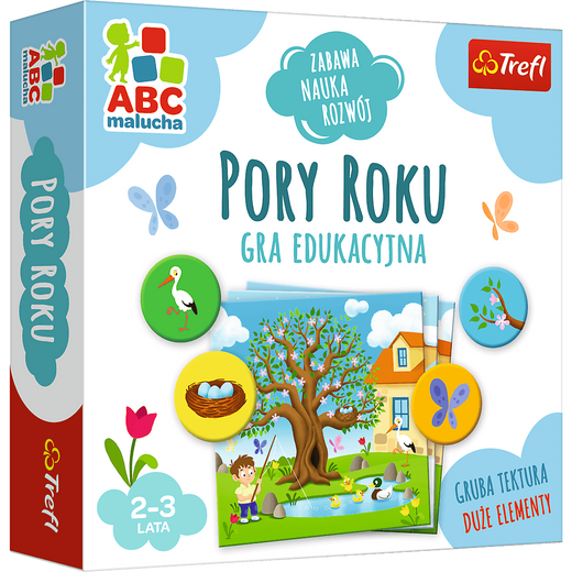Gra edukacyjna dla dzieci Pory Roku ABC Malucha Trefl 01941