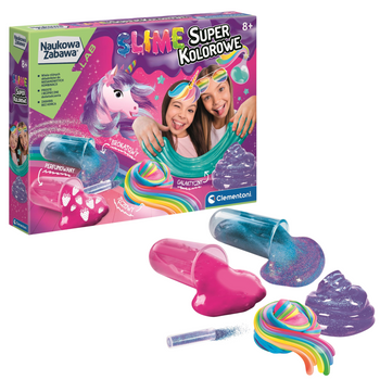 Science & Play Super Colorful Slime Laboratory Polish Language Clementoni 50636