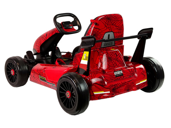 XMX619 Rot lackierter Spinnen-Akku-Gokart