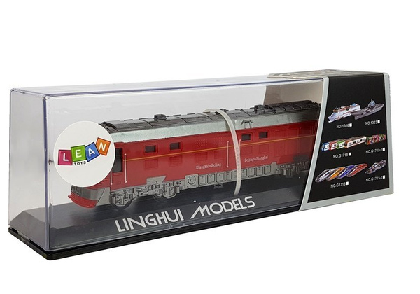 Zug Pendolino Lokomotive mit Licht und Ton Rot