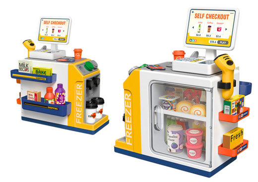 Supermarket Cash Register Scanner Lights and Sounds Set