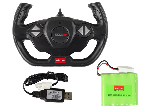 Car R/C Dodge Charger 1:16 Rastar Black