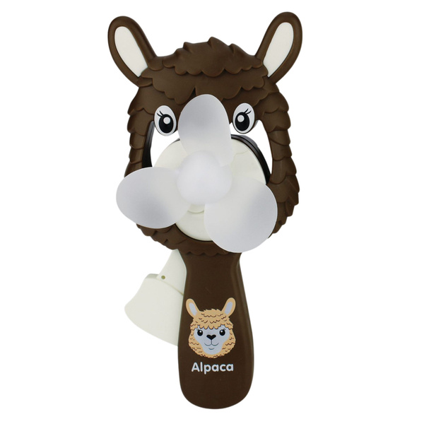 Mechanischer Handfächer mit Windrad für Kinder, Alpaka-Mix