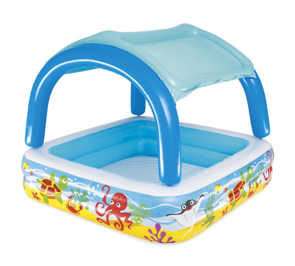 Inflatable Pool For Children With A Canopy 140 x 140 x 114 cm Bestway 52192