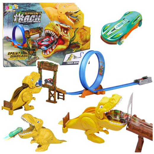 Car Track Catapult Launcher Dinosaur Set