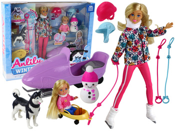 Anlily Kinder-Puppenschlittschuhe Wintersport