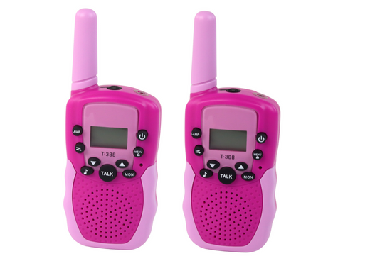 Walkie Talkie Walkie Talkie Pink, Reichweite 3 km, für Kinder