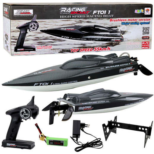 FT011 Remote Controlled RC Brushless Motorboat 55km/h