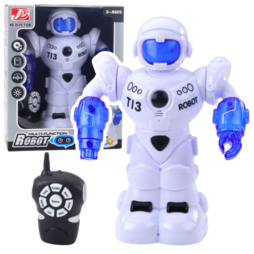 Intelligent Remote Controlled Robot with RC Remote Control, Lights and Sounds