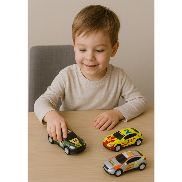 Federsatz im Koffer Colorful Cars 30 Stk