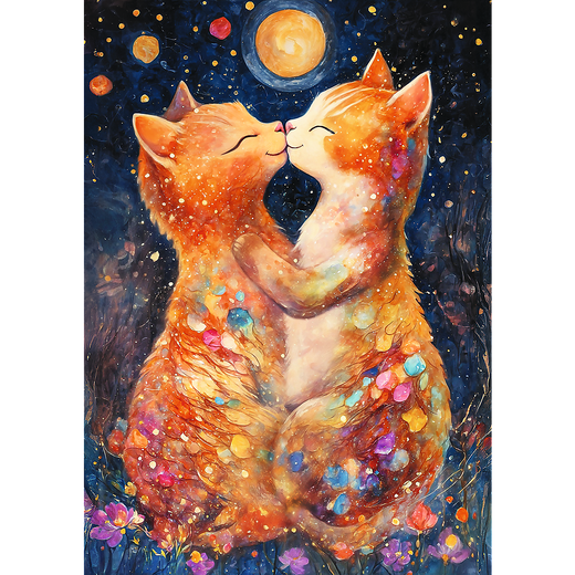 Puzzle – 500 – Kuss im Mondlicht Trefl 37546