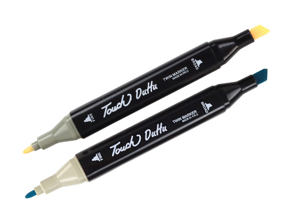 Markers 80 Pieces Colored Double-Sided Portable Bag