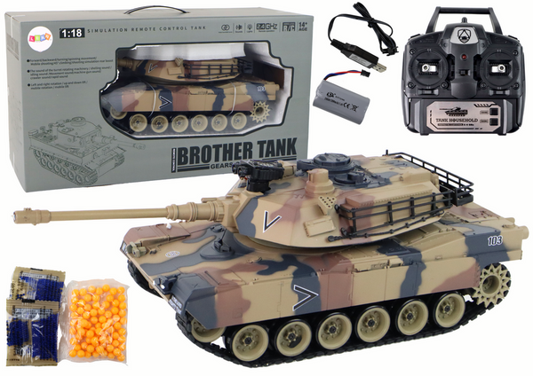 USA M1A2 RC 1:18 Remote Controlled Sand Tank