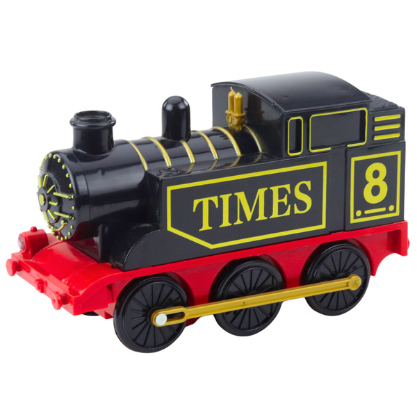 Klassische Retro-Elektrolokomotive mit Licht- und Geräuscheffekten