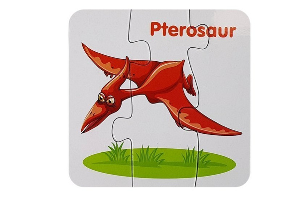 Lernpuzzle Englisch Dinosaurier 10 Verbindungen