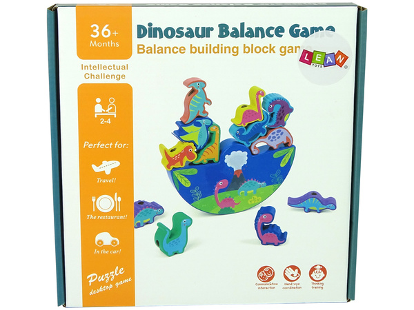 Wooden Dinosaur Balance Game Dinosaur Arcade Game