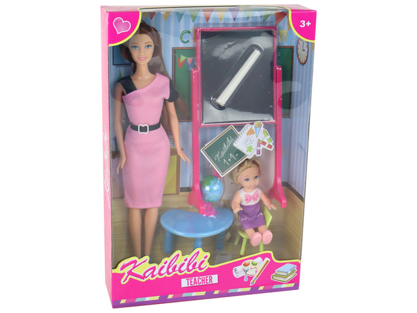 Teacher Doll With Student School Accessories