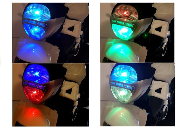 Motorrad GTM1188 Weiß LED Frontscheinwerfer 1x35W
