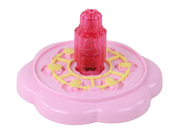 Nail Set Pink Nail Tips Stickers Diamonds