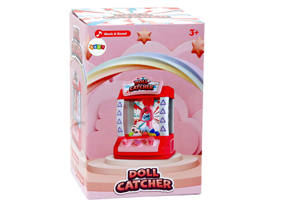 Maschine zum Fangen von Puppen, Gadgets, Kuscheltieren, Bällen, Rosa