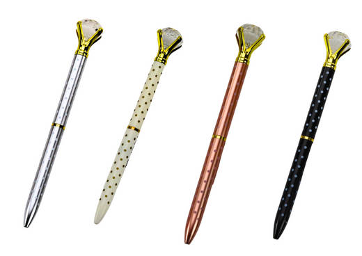 Diamond Ballpoint Pen Dotted Blue Refill 0.7mm Mix