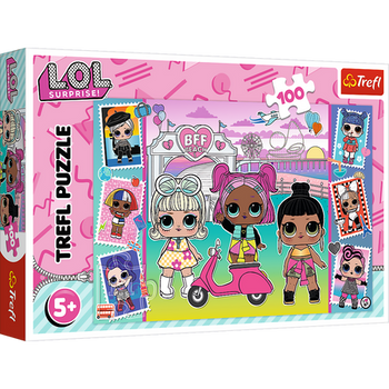 Puzzle - "100" - LOL Puppen Fotos Trefl 16443
