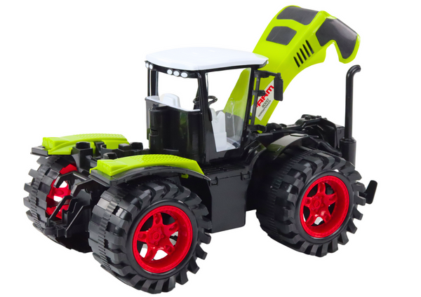 Farm Tractor Large Friction Drive Green Agricultural Vehicle
