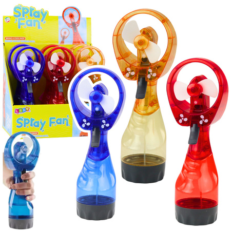 Portable Fan with Battery-Operated Spray Mix