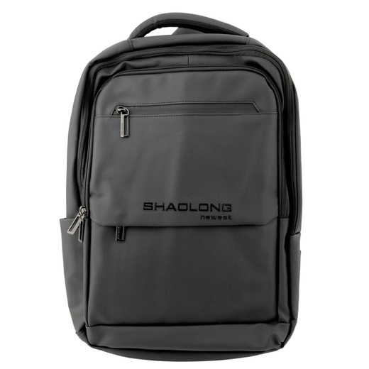 City Business Rucksack USB Laptopfach Schwarz 16L 41cm