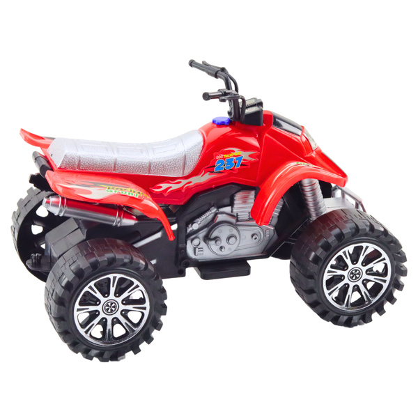 Offroad-Quad-angetriebene, rote Profilräder