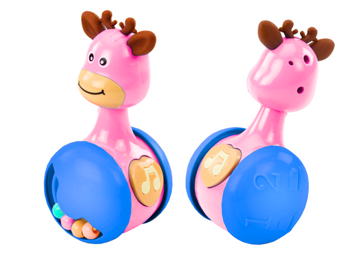 Wańka Wstanka Jelonek Perlen Quietscher Pink