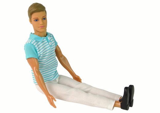 Children's Doll Boy Blonde Hair