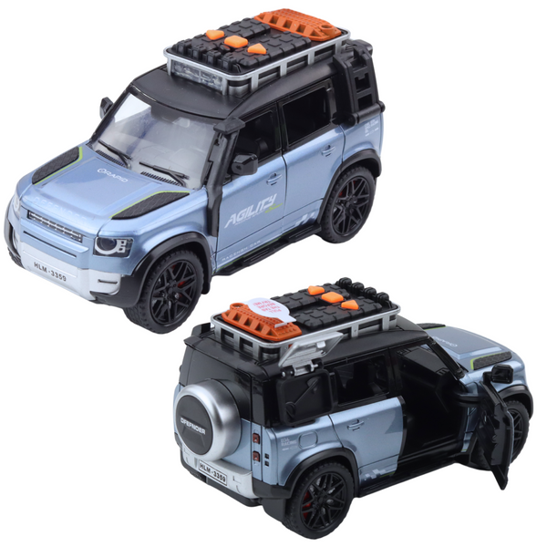 Rapid Off-Road Vehicle Drive Opening Doors Lights Sounds Mix