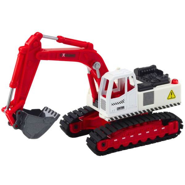 Metal Crawler Excavator with Movable Swivel Bucket, Cabin, Lights, Sounds