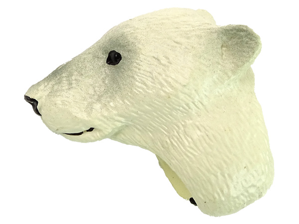 Hand Ring Educational Animals Bear White