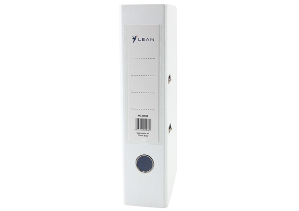 A4 Dokumentenordner/75 mm Hebelmechanismus Weiß