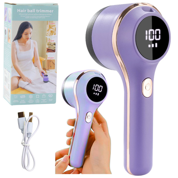 Electric Fabric Shaver 3 Speed Modes Purple