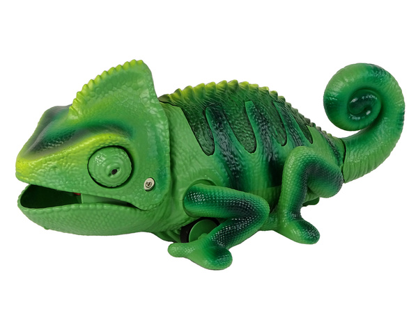 Remote Controlled Chameleon Green Light 28 cm