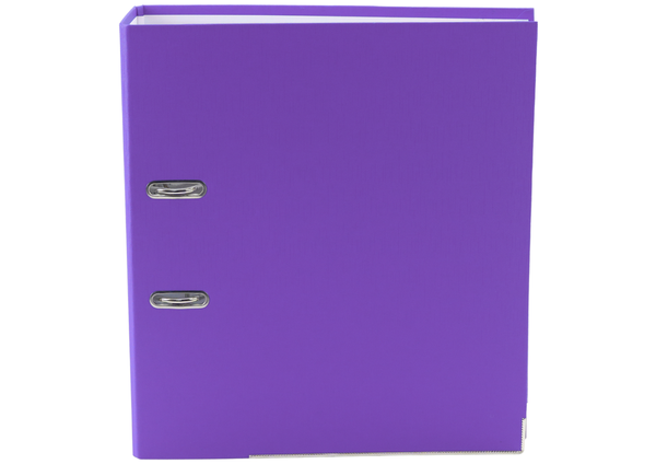 A4/75mm Document Binder Fitting Lever Mechanism Purple