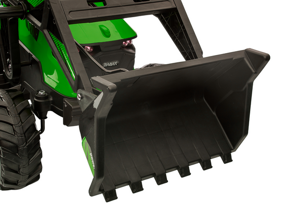 Batteriebetriebener Bagger mit Anhänger SX2068 Grün